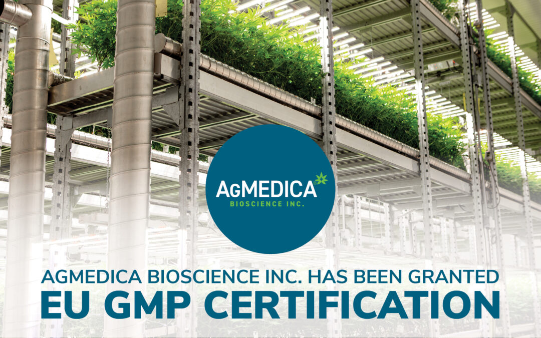 AgMedica Bioscience Inc. granted EU GMP (European Union Good Manufacturing Practices) certification