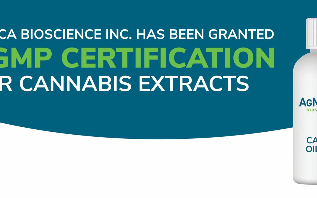 AgMedica Bioscience Inc. receives EU GMP certification for cannabis extract